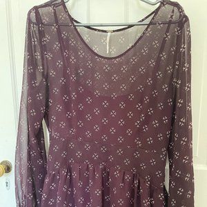 Free People dress blouse
